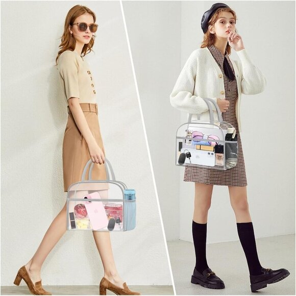 Clear Bag Stadium Approved, Lunch Bag Lunch Box for Women Men Reusable Insulated - Picture 6 of 6